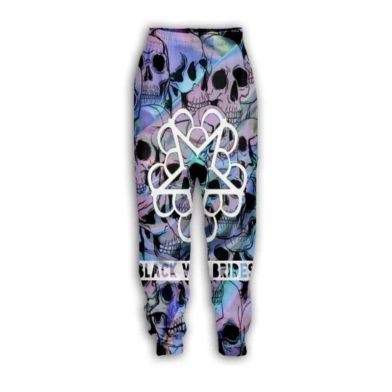 

New Fashion Black Veil Brides band 3D Print Casual Pants Sports Sweatpants Straight Pants Sweatpants Jogging Pants