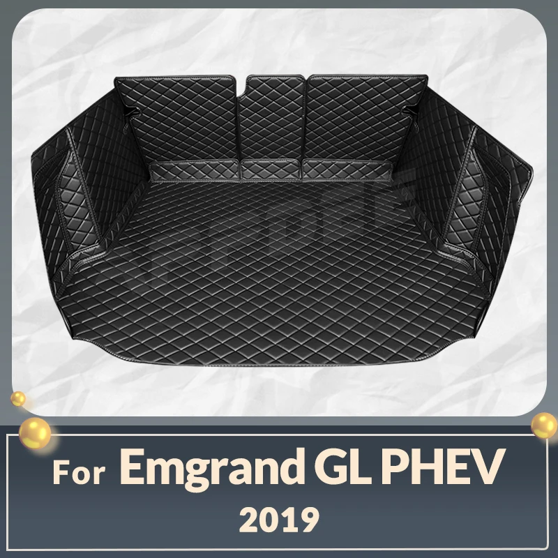

Auto Full Coverage Trunk Mat For GEELY Emgrand GL PHEV 2019 Car Boot Cover Pad Cargo Liner Interior Protector Accessories