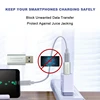 2PCS USB Type-C Data Blocker USB-C Juice Jack Defender Adapter Support Quick Charge(50V/5A) Stop Data Theft 5