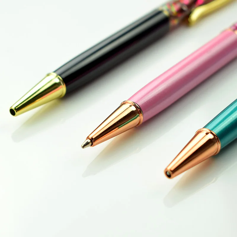 Ballpoint Pen New Gold Foil Metal Ballpoint Pens Laser Customization Personalized Birthday Gift Offices Accessories Students Stationery