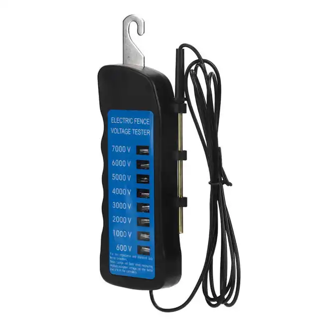 Elektromos Kerítés Tesztelő Több Könnyű Feszültség Detektálási Hordozható 8 Lámpa A Mezőgazdasági Ellátáshoz Abs 7000 V -Os Lóállat -Kerítéshez - Image 4