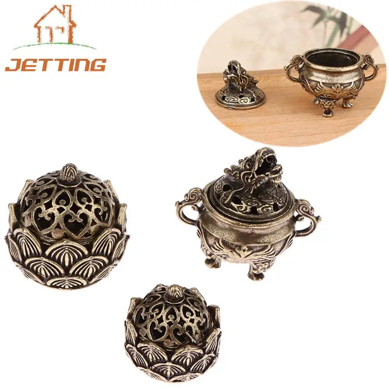 

Lotus Incense Burner Buddhism Faucet Incense Stick Holder Mini Sandalwood Censer Craft Home Decor Ornament