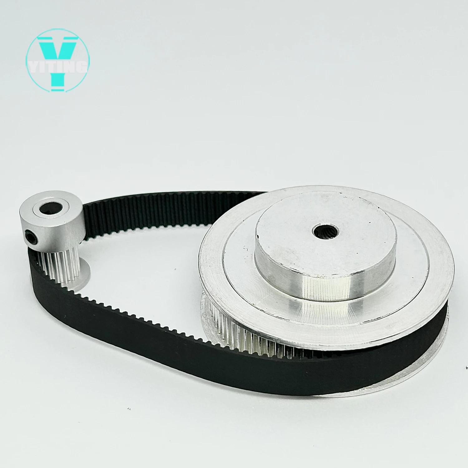 2GT 2M 80Teeth 16T GT2 16Teeth 80T 타이밍 벨트 풀리 세트 벨트 폭 10mm 보어 3.1714mm 5:1 휠 동기 풀리 벨트 키트