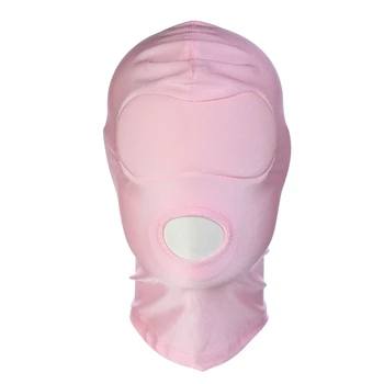 Mask Spandex Lycra Hood Bdsm SM Role Playing Game Erotic Latex Leather Fetish Open Mouth Hood Mask Adultos Porn Toys Sex Toy 6