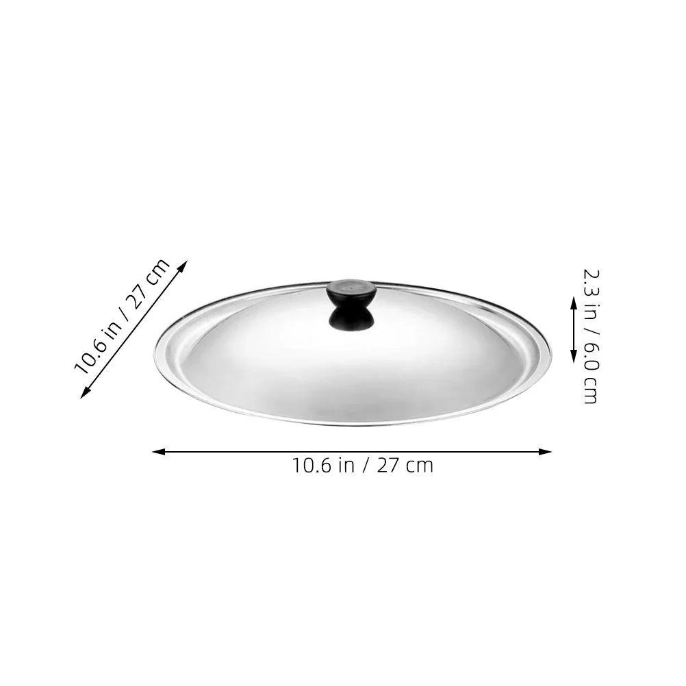

2pcs Cooking Pot Lid Pot Cover Round Cooking Pot Lid Cookware Replacement Cover