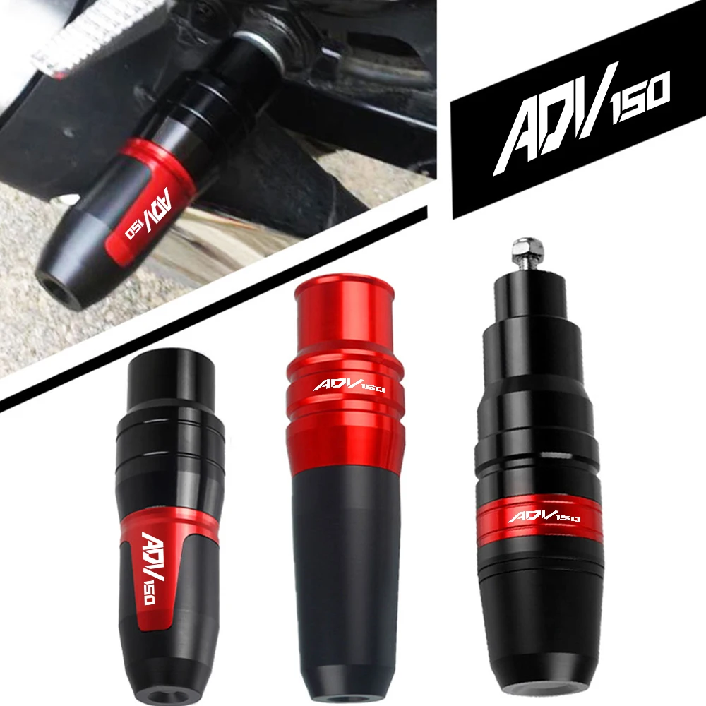 

Motorbike ADV 150 Frame Slider Aluminum Falling Protection For Honda ADV150 2019 2020 2021 2022 Anti falling bar of exhaust pipe