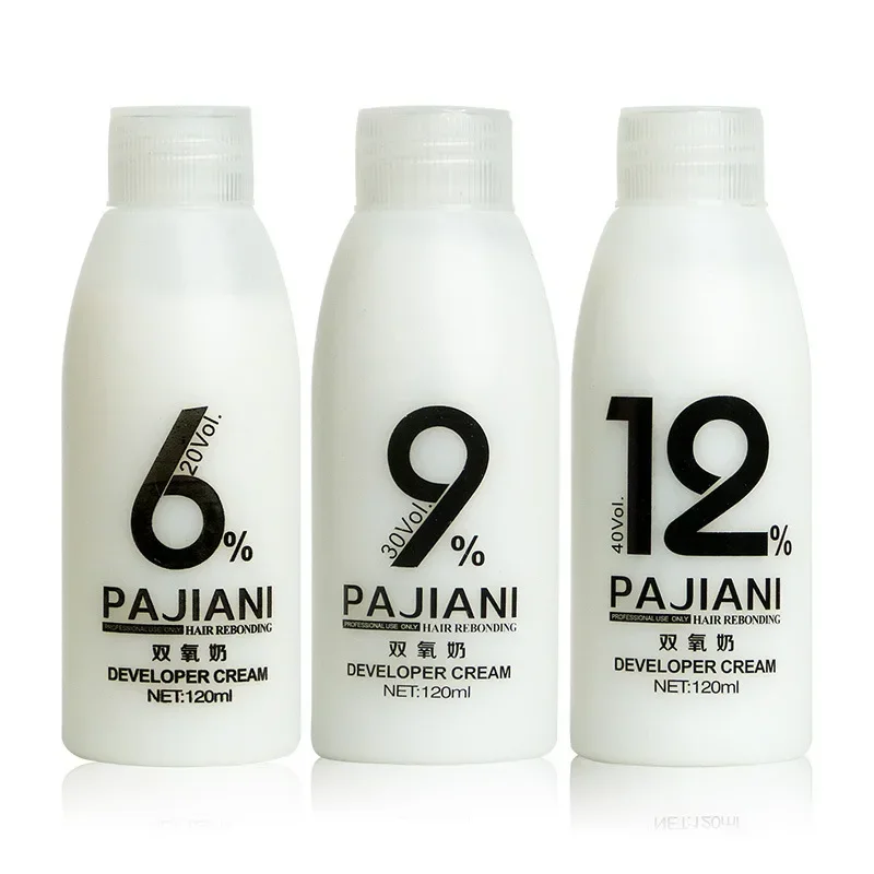 

120ml Dioxygen Milk Hair Color Cream Hair Coloring Products Bleaching Powder Odorless Developer 40 Oxidant Vol H2o2 Creme