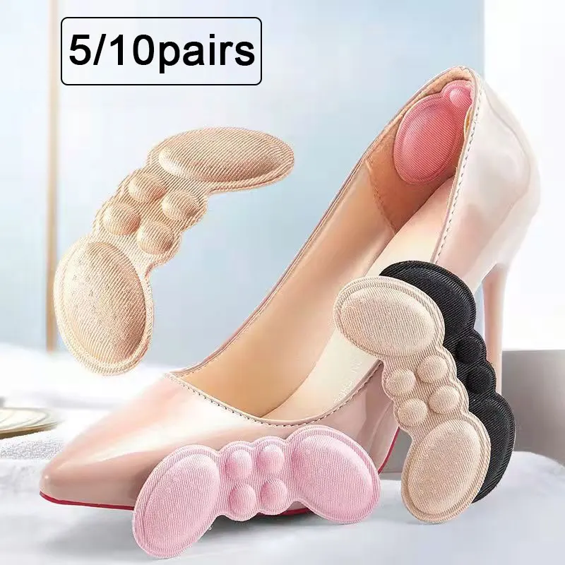 

5/10pair Insoles Patch Heel Pads for Sport Shoes High Heel Anti Wear Foot Pad Cushion Insert Insole Heel Protector Back Sticker