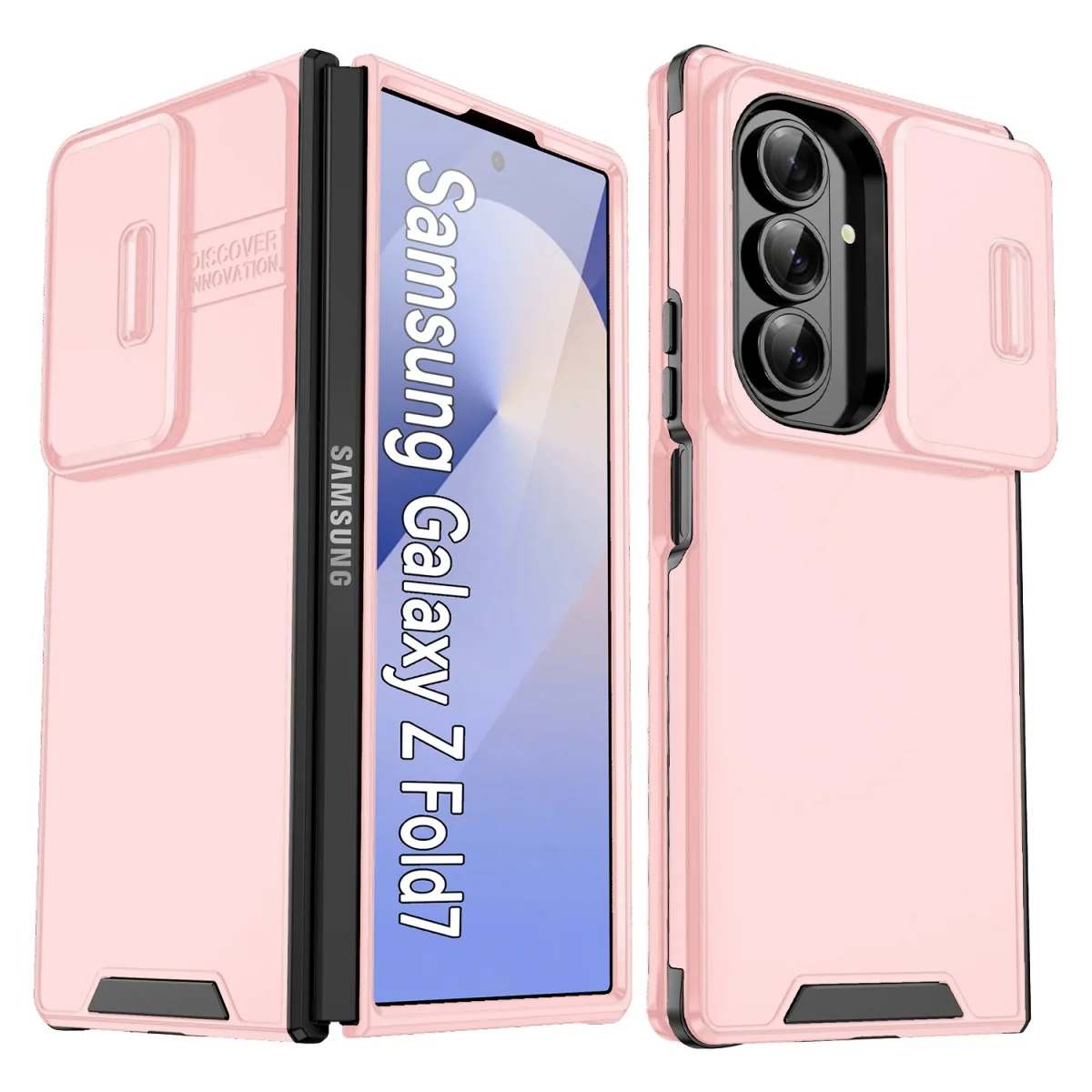 Premium Slide Camera Protection Shockproof Phone Case - Luxury Armor Cover