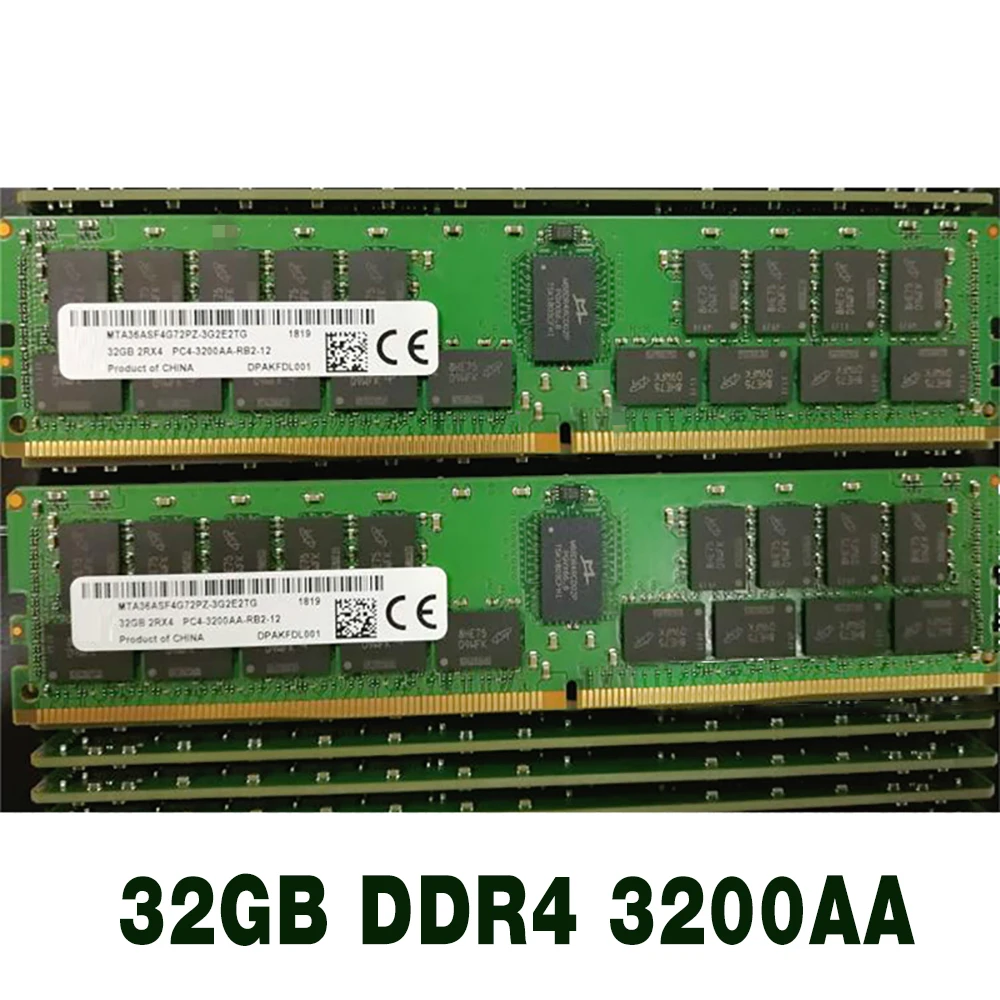 

1 pcs For MT RAM 32G REG RDIMM MTA36ASF4G72PZ-3G2E2TG/VG Server Memory 32GB 2RX4 DDR4 3200AA