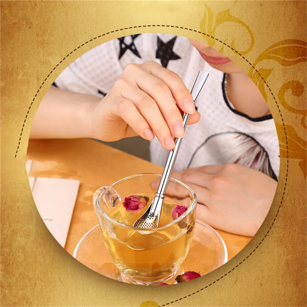 Top-Selling Reusable Stainless Steel Yerba Mate Straw with Spoon
