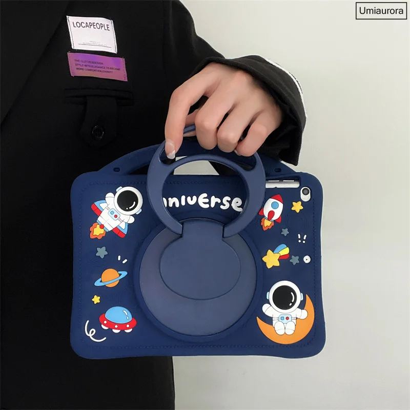 Cartoon Unicorn Silicone Tablet Capa para Samsung