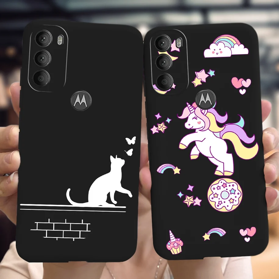 Charming Love Heart Silicone Phone Case - Cartoon Soft Bumper Cover