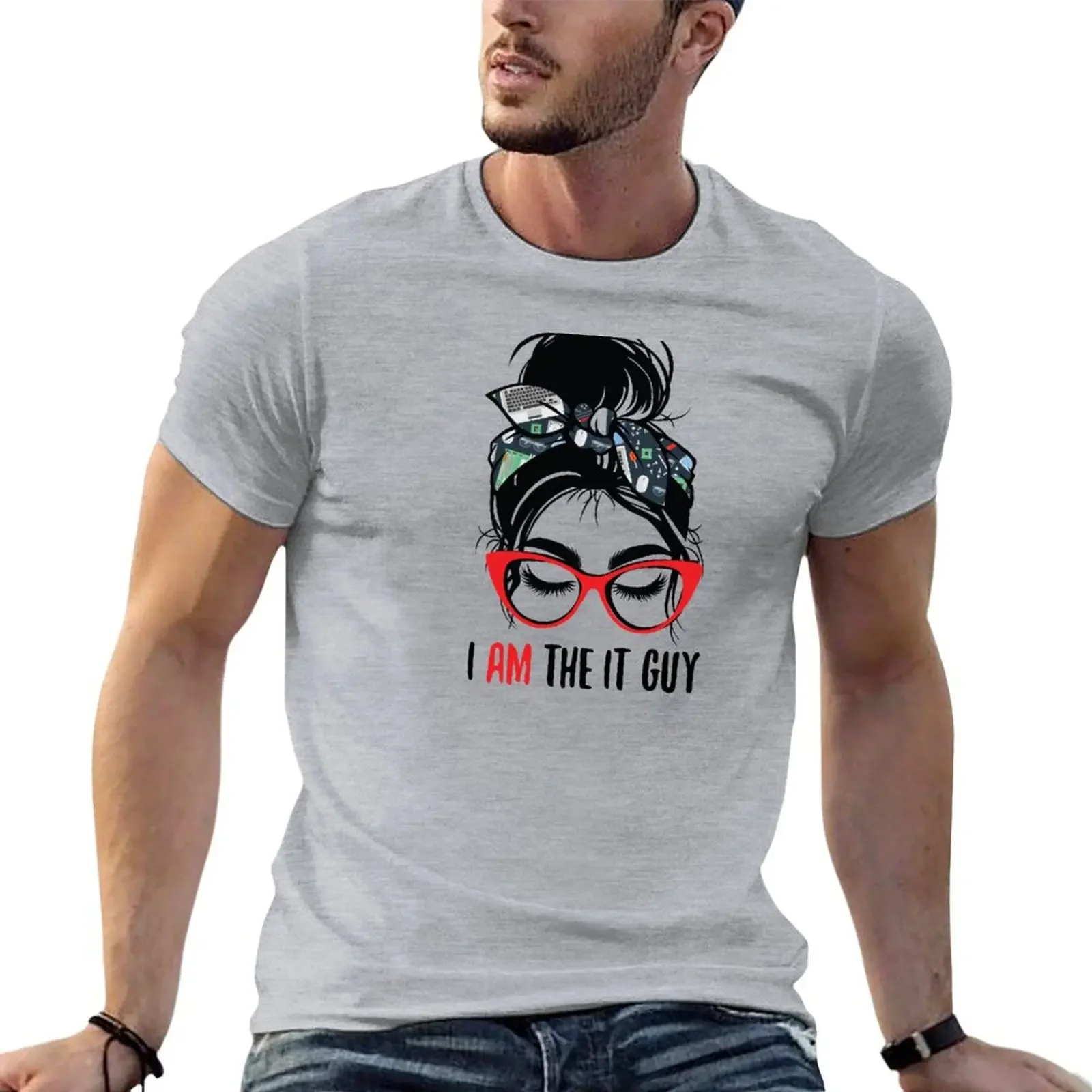 

I AM the IT Guy T-shirt plus size tops customs plain white t shirts men