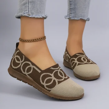 Spring Women's Comfortable, Breathable, Wear-Resistant Lazy Shoes with Soft Soles