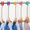 5pcs Durable Anti-Slip Clothesline Hook Hanger Stopper Silicone Fixed Buckle Fixing Hook Hangers 4