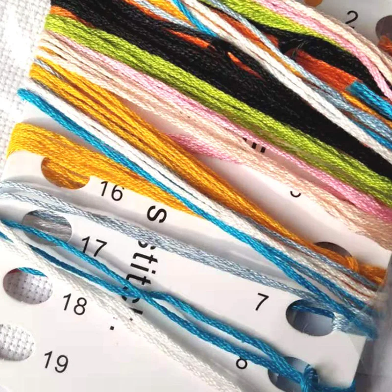 ZC109 Cross stitch kits Cross-stitch embroidery sets Needlework set threads Pin Needle Cushion Biscornu Counted Cross-Stitching