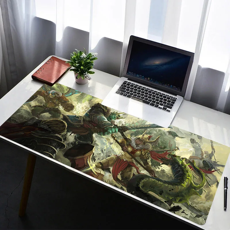 

PC Gaming Mousepad Large Anime Dota 2 Laptop Rubber Anti Slip Mouse Pad Keyboard Game HD Custom Table Mat Playmat for CS GO LOL