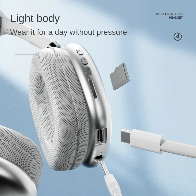 P9 PRO MAX wireless headphones (white): : Electronics & Photo