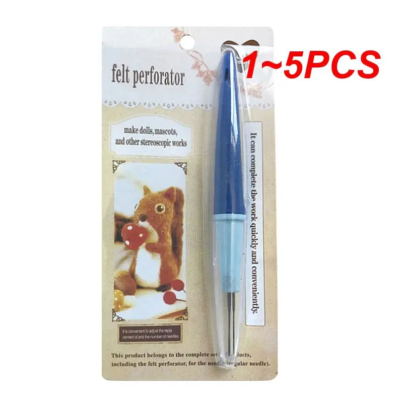 1 ~ 5 Pezzi Di Feltro Di Lana Pokes Le Multi-Ago Tool 3 Penna Ad Ago Set Di Strumenti Per Cucire Combinati A Tre Aghi Dropshipping