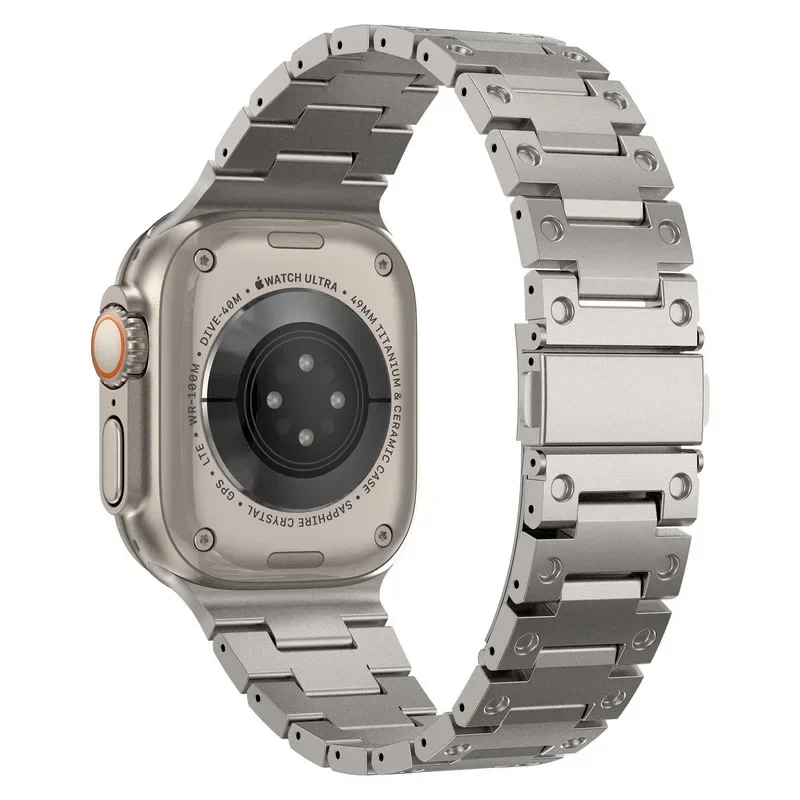 Premium Stainless Steel Metal Strap for Apple Watch - Elegant Bracelet Band