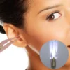 LED Ear Wax Pick Cleaner Remover Tool Ear Scoop Spoon Stainless Steel Wax Curette Ear Forcep for Kids Adults(Random Color) 1