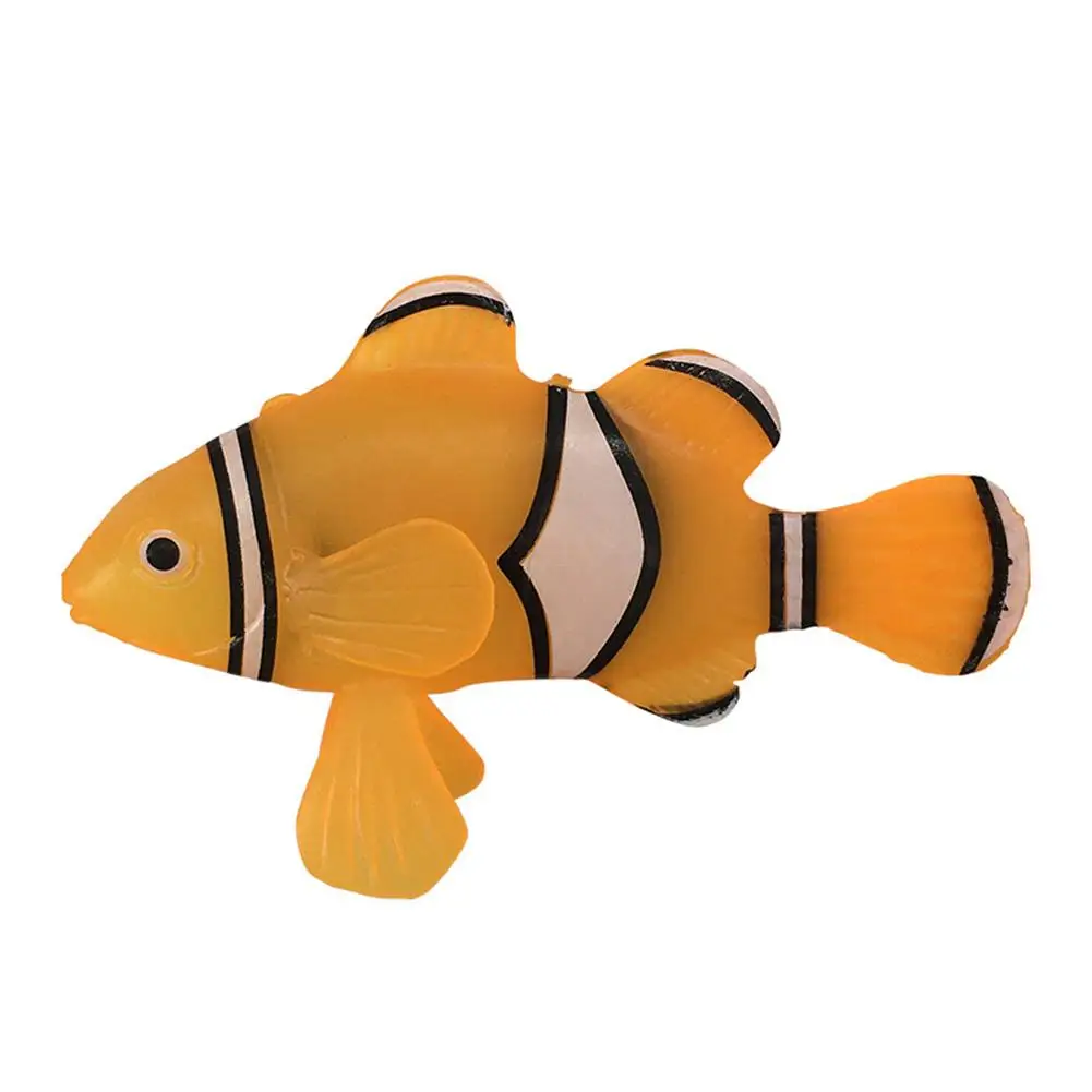 Luminous Artificial Simulation Goldfish Silicone Floating Fake Fish For Aquarium  Fish Tank Decoration Fishbowl Ornaments Decor