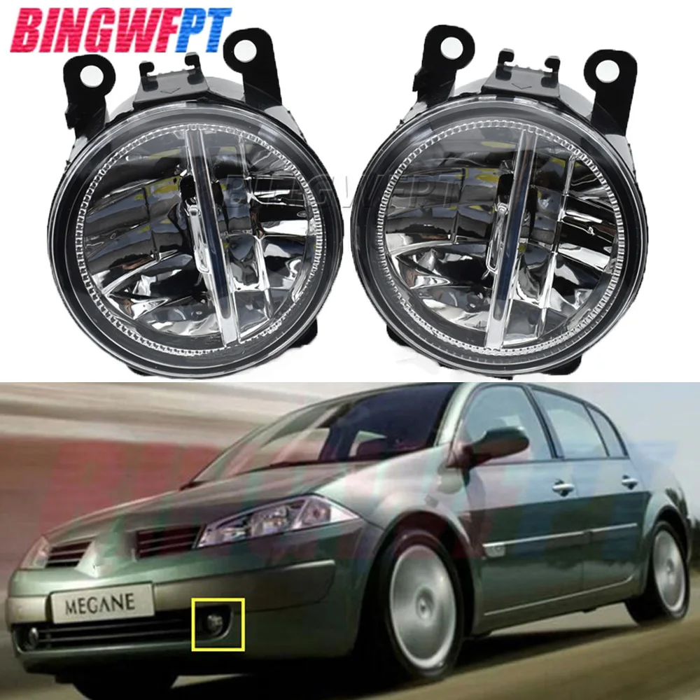 2 Pz/Lotto Gruppo Fendinebbia Fendinebbia A Led Super Luminosi Per Renault Megane 2 Per Renault Scenic Ii 2003-2009 Scenic Iii 2009-2015