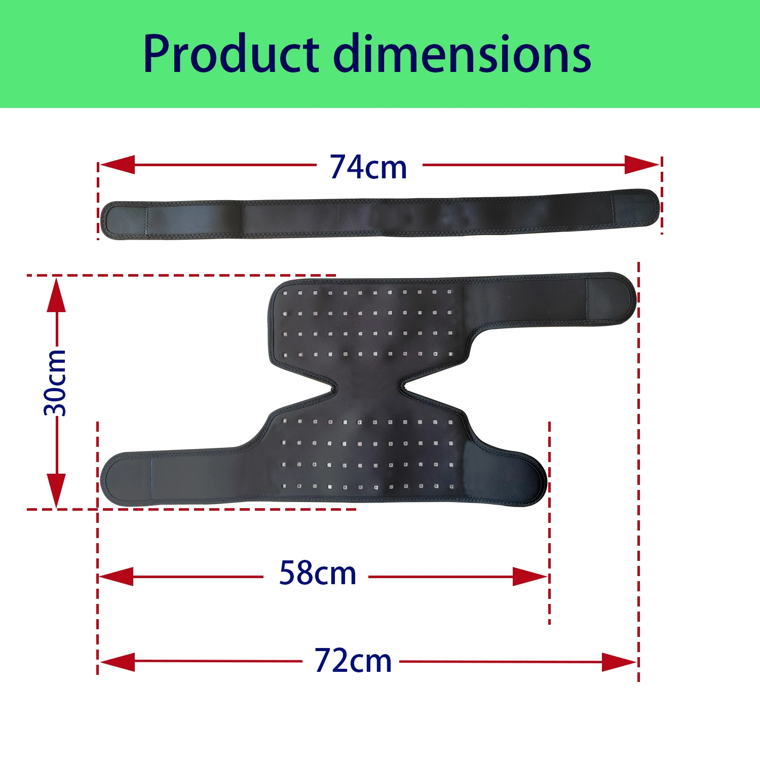660nm Red Light & 850nm Near-infrared Light Therapy Equipment For Knee Joints
