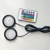 USB Led Spotlight 3W DC5V RGB With Remote Jewelry Cabinet Showcase Counter Lamp Ceiling  USB plug 2 in One Mini Spot Light 3