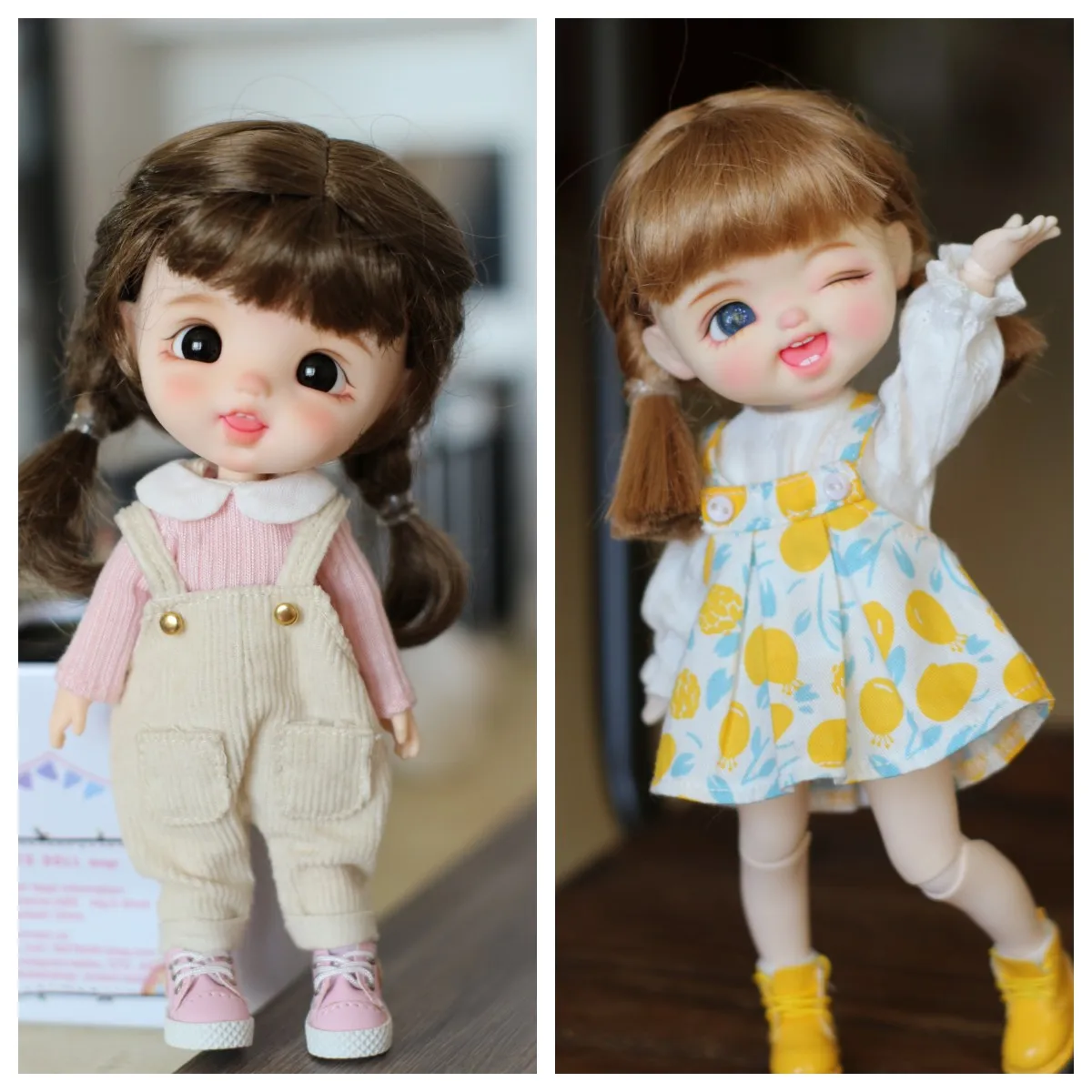 STO DOLL 하얀 피부 메이크업 프리 싱글 헤드 컬렉션, 계란 계란 미소 딤플, 베티 낙서 치아