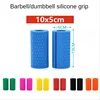 1 Pair Barbell Dumbbell Grips Thick Bar Handles Crossfit Silicone Anti-slip Pad Pull Up Weightlifting Kettlebells Fat Grip 3