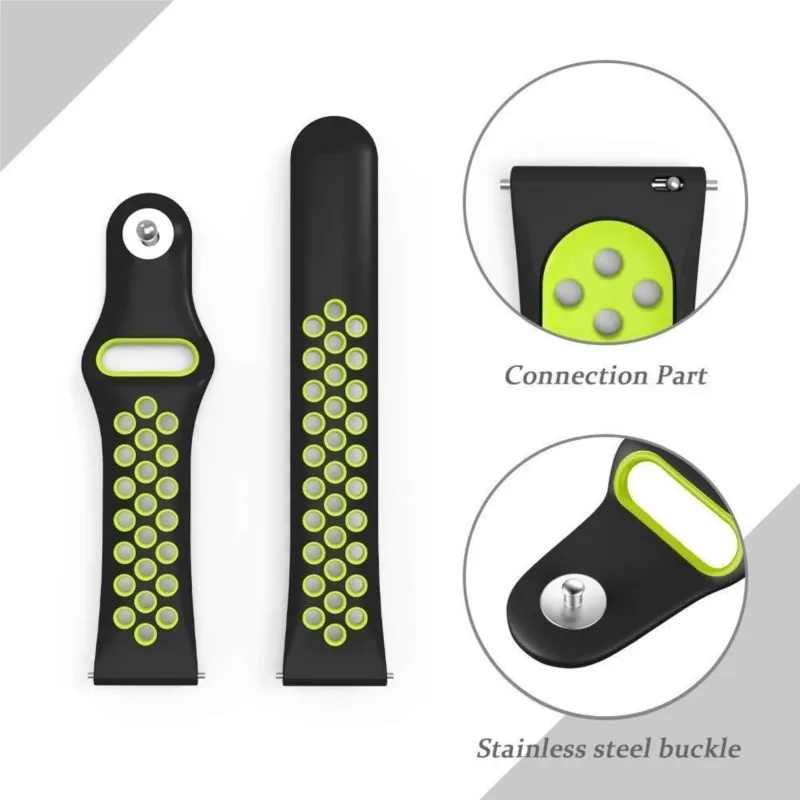 Silicone Sport Watch Band - Versatile and Stylish Bracelet