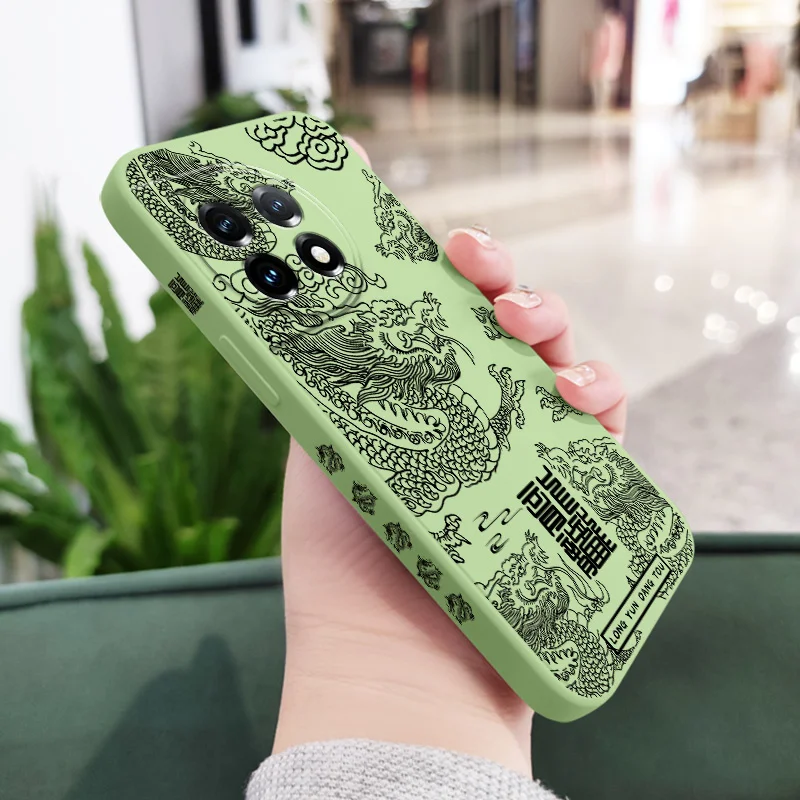 Flying Dragon Liquid Silicone Phone Case