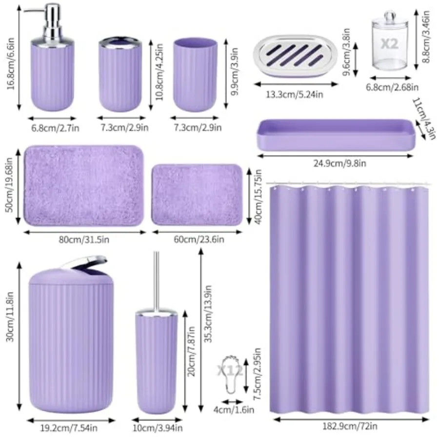 Bathroom accessories set image 2