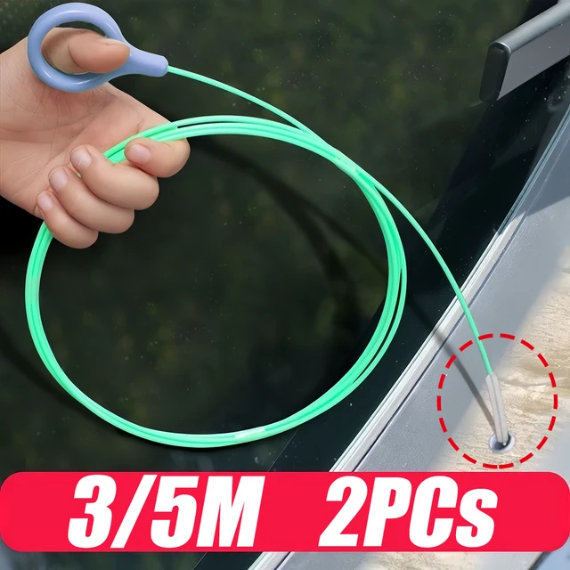 Brosses de nettoyage de tuyaux de voiture, trou de vidange de 3/5m, drague de vidange Flexible, brosse de nettoyage de toit ouvrant, outil de nettoyage de lavage de voiture, accessoires 1