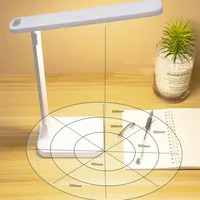 Folding table lamp eye protection touch dimmable LED lamp student dormitory bedroom reading USB rechargeable table lamp 3