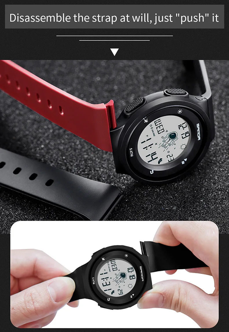 Fashion Sport Digital Watch Women Men Led Watch Silicone Electronic Watch Women's Watches Clock Feminino Digital Reloj