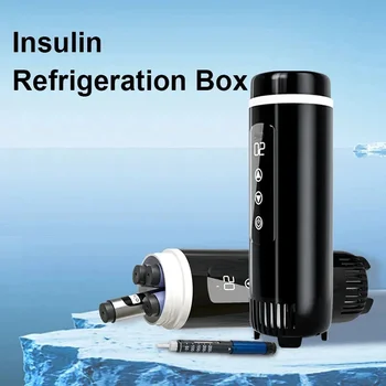 220V Rechargeable Insulin Cooler Box For Storing Medication Car Mini-refrigerator Can Be Taken On A Plane Temperature Control 1