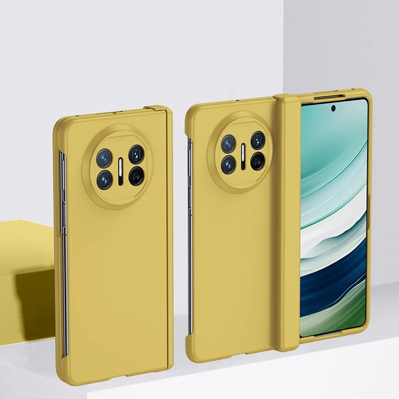 Premium Candy Color Hard PC Phone Case with Hinge Connection and Luxury Skin Feel