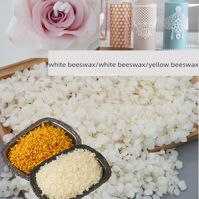 White Beeswax Pure Beeswax Yellow Beeswax Lace Candle Flower Paper