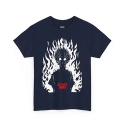 Vintage Unisex Graphic Anime Tee Shirt - XXXL (Navy Blue)