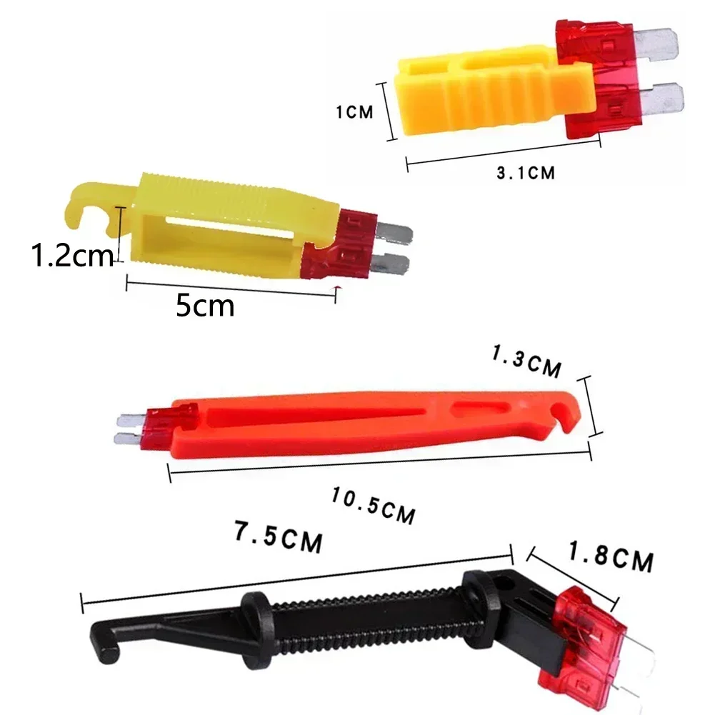 Mini Plastic Clips Car Fuse Removal 4 Pieces Fuse Puller Tool Extracting Automotive Blade Fuses car fuse puller