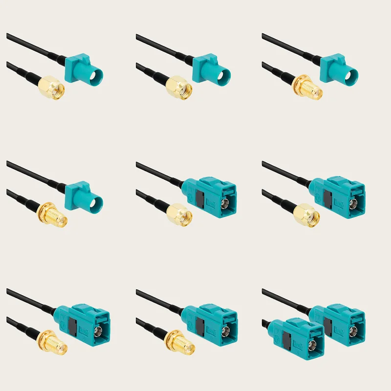 FAKRA SMB E 6002 Green Coax Assemblies - Foto 2