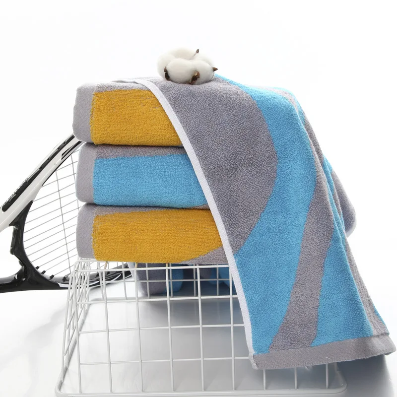 Description Picture 5 of itemCotton Sports Towel Quick Drying Extended Gym Fitness Swimming Towel Men's and Women's Beach Running Soft and Sweat Absorbing