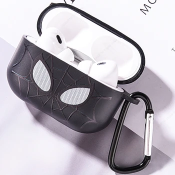For Spider Man Design Pattern Case For AirPods Pro2 Pro 2 2nd USB C Cover For AirPods 3 3rd 2 1 Pro Generation Cases With Hook 1