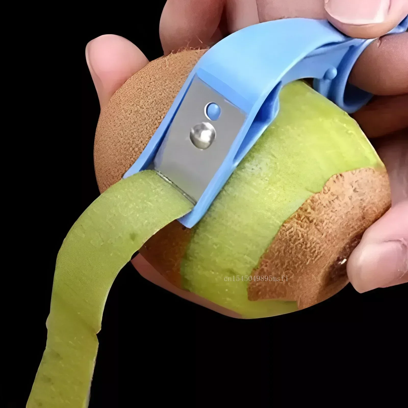 แบบพกพาผักผลไม้ Peel Peeler มีดมินิคู่มือ Peeling เครื่องมือสแตนเลสกีวีสีส้มเครื่องตัด Gadgets ครัว 1
