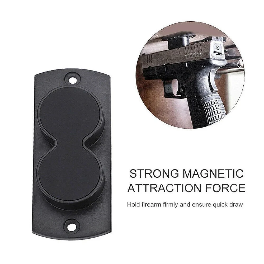 Tactical Gun Magnet Mount Magnetic Holster 35LB Rating Concealed Holder Anti-Scratch Cap Screws For Glock G17 19 34 43x USP 1911