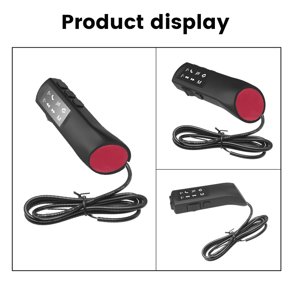 Pulsanti universali per volante per auto a 8 tasti telecomando multifunzionale accessori per autoradio Android DVD SWC - immagine 6