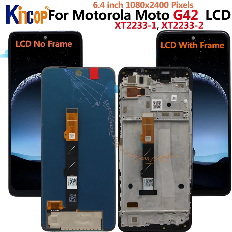 DEDUX Custodia Per Motorola Moto G42 – Cover TPU Antiurto + Retro Rigido Satinato, Con Anello 360° E Supporto Magnetico (blu Scuro) - 2